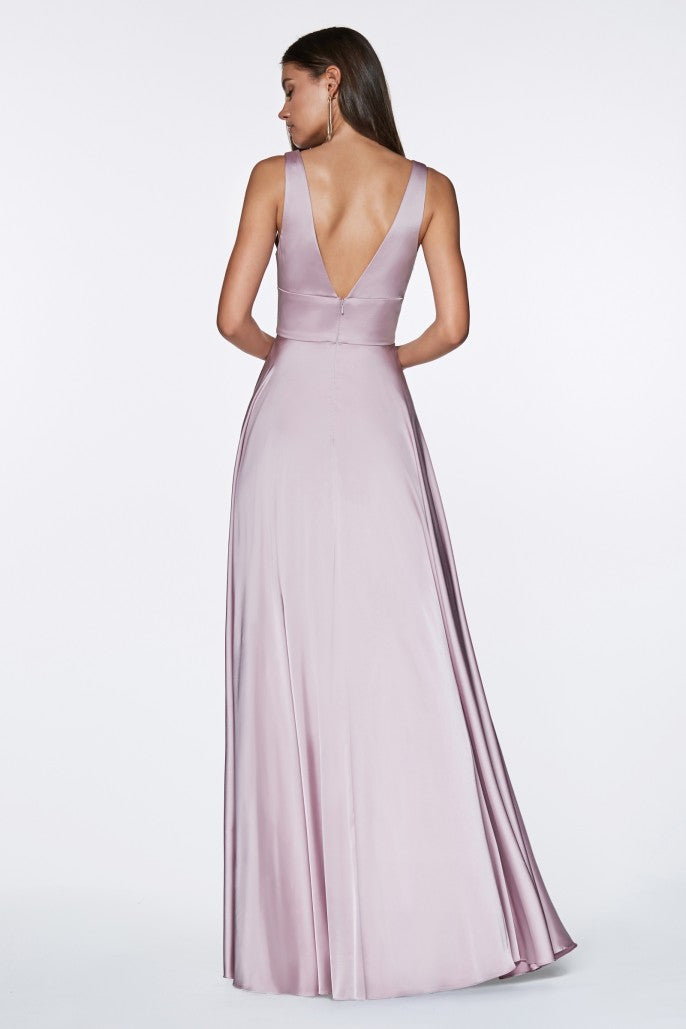 Cinderella Divine Satin A-line Dress Style #7469