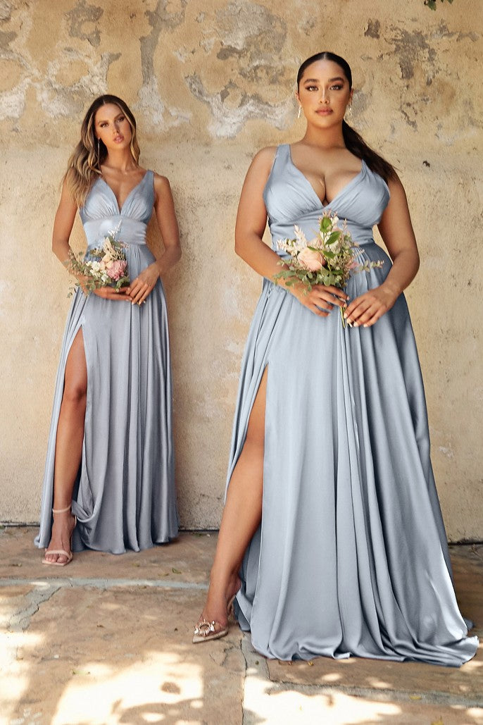 Cinderella Divine Satin A-line Dress Style #7469