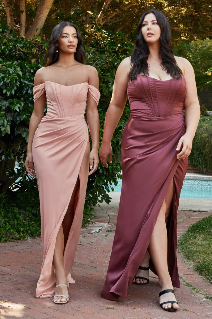 Cinderella Divine Corset Soft Satin Dress 7484
