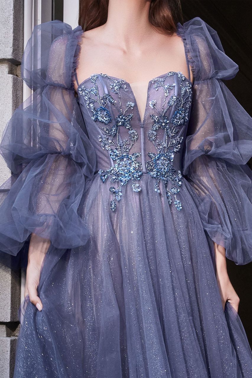 Cinderella Divine - Smoky Blue Ball Gown Style #B709