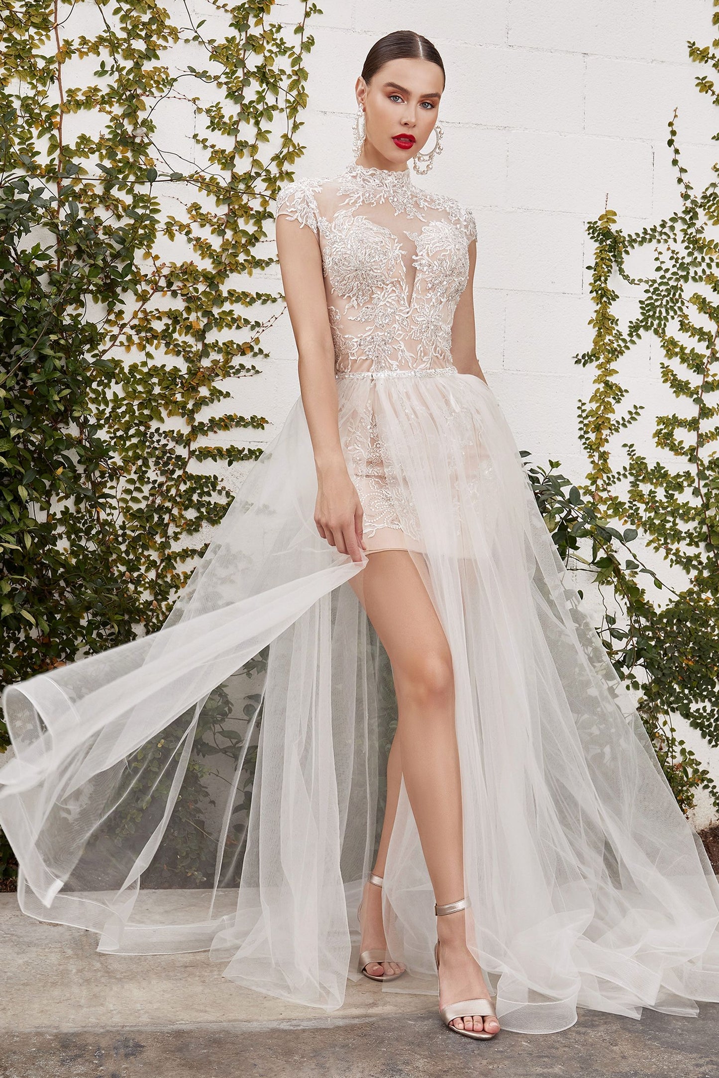 Andrea Leo - Evangeline High Neck Wedding Gown Style #A1066