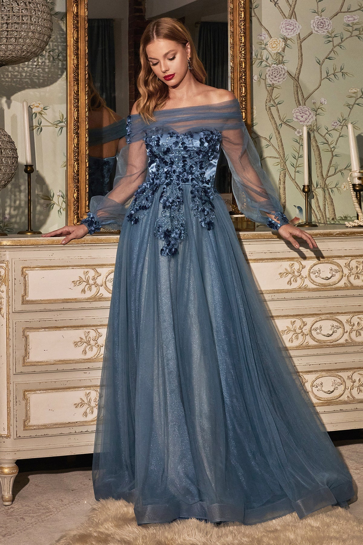 Cinderella Divine Layered Tulle Strapless Ball Gown CD978 Cinderella Divine Layered Tulle Strapless Ball Gown CD978