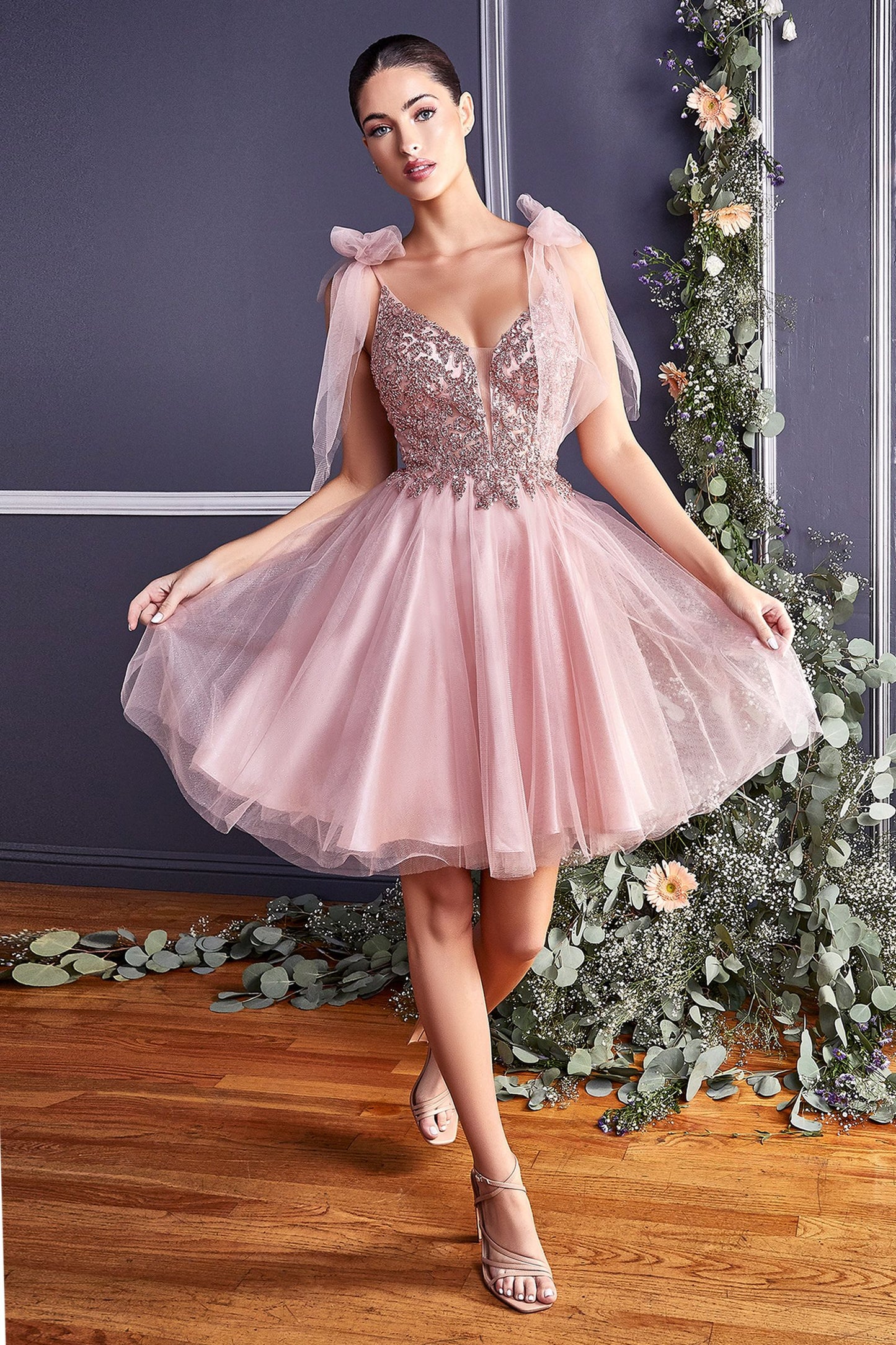 Cinderella Divine - A-Line Short Tulle Dress Style#CD0174