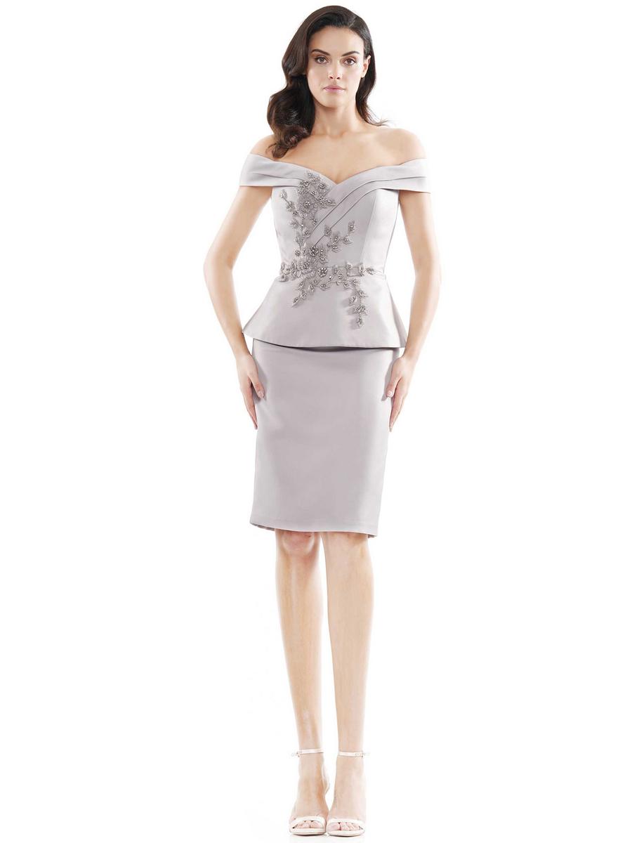 Marsoni by Colors Sophisticated off-the-shoulder surplice neckline MV1059