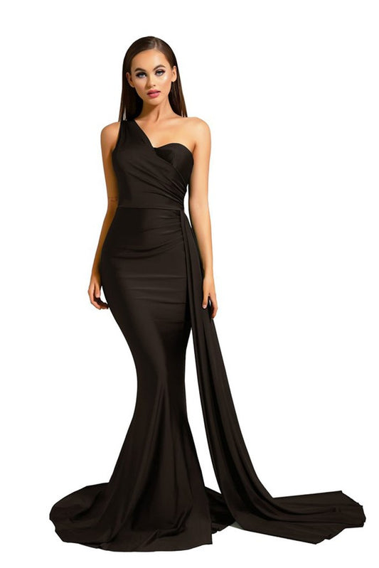 Portia & Scarlett Satin Gown  Style # PS6321