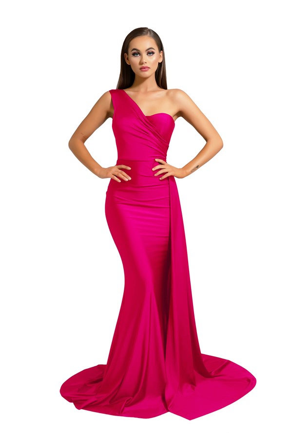 Portia & Scarlett Satin Gown Style # PS6321