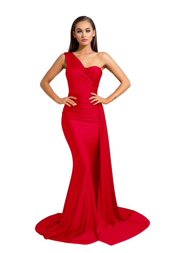Portia & Scarlett Satin Gown Style # PS6321
