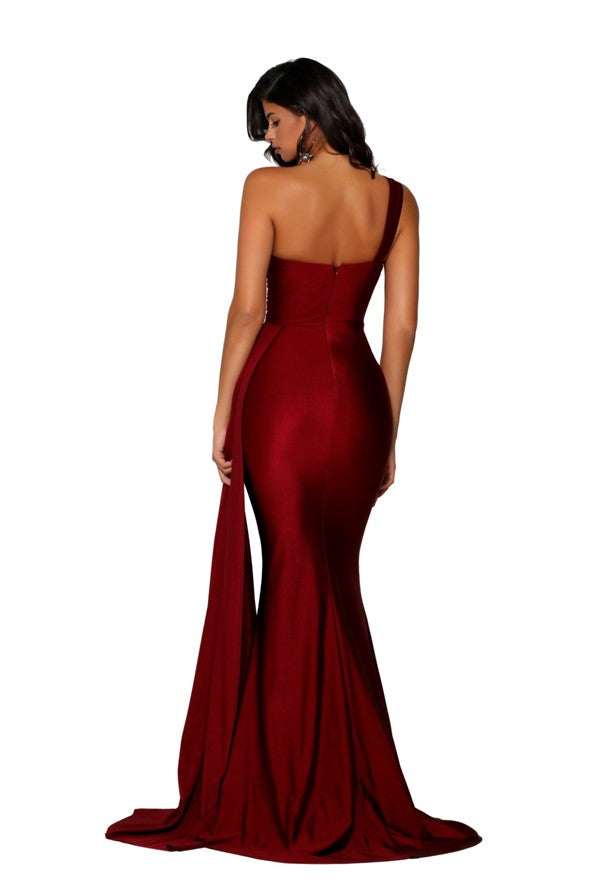 Portia & Scarlett Satin Gown Style # PS6321