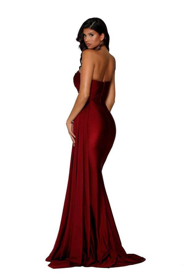 Portia & Scarlett Satin Gown Style # PS6321
