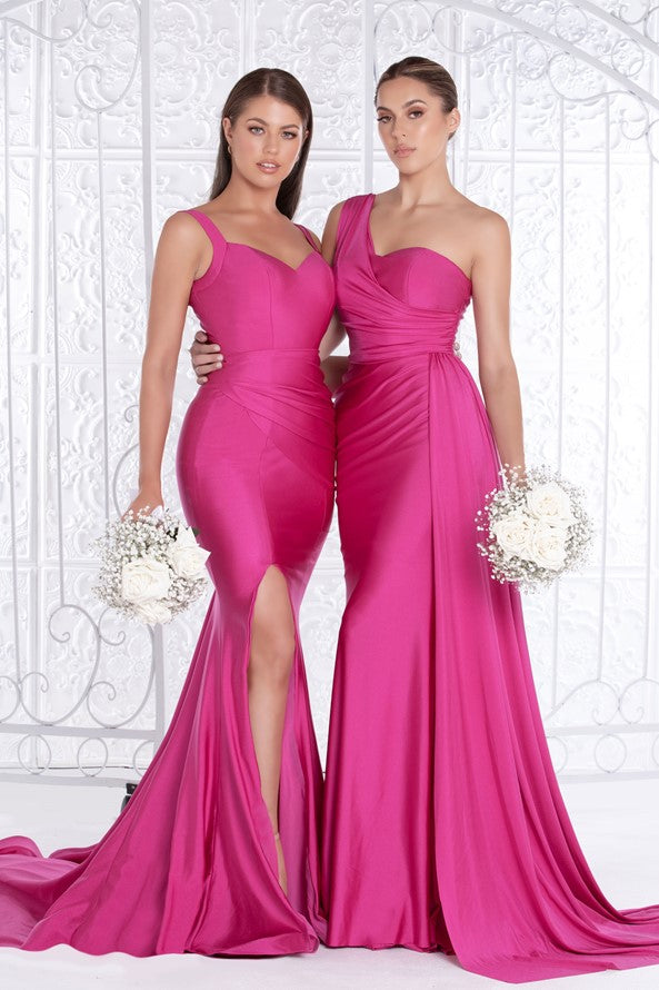 Portia & Scarlett Satin Gown Style # PS6321