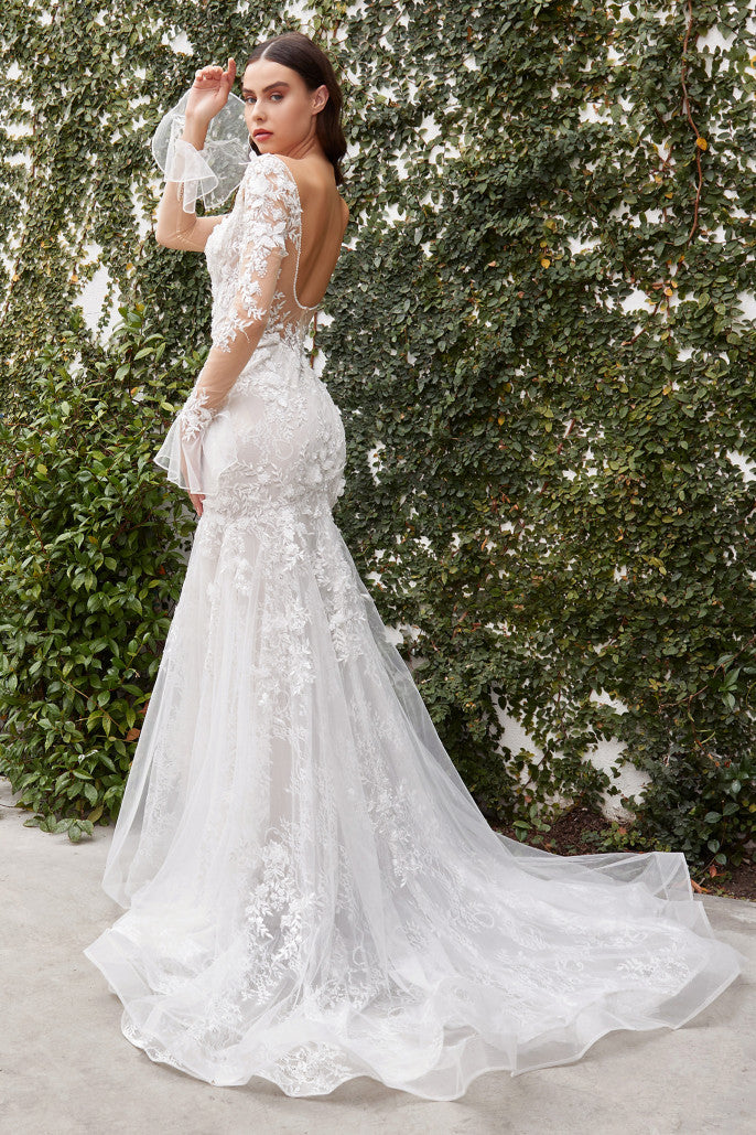 Andrea Leo - Giselle Wedding Gown with Lacework Style #A1073WC