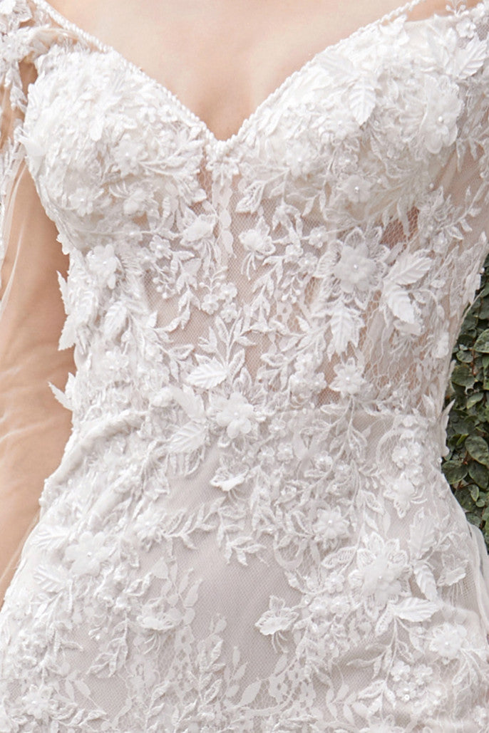 Andrea Leo - Giselle Wedding Gown with Lacework Style #A1073WC