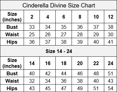 Cinderella Divine - Plunging Bodice Mermaid Sequined Gown CD935