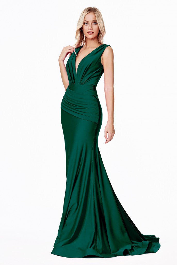 Cinderella Divine - Stretch Jersey Evening Gown #CD912