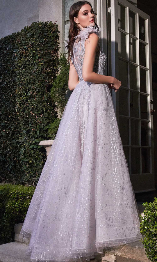 Cinderella Divine - Feather Layered Tulle A-Line Dress Style #B704