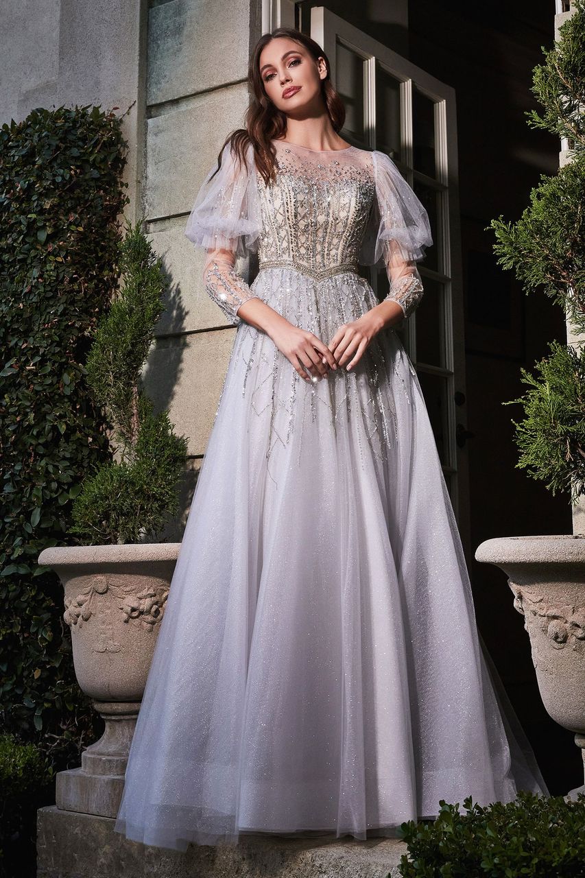 Cinderella Divine - Puff Sleeve Ball Gown Style #B707