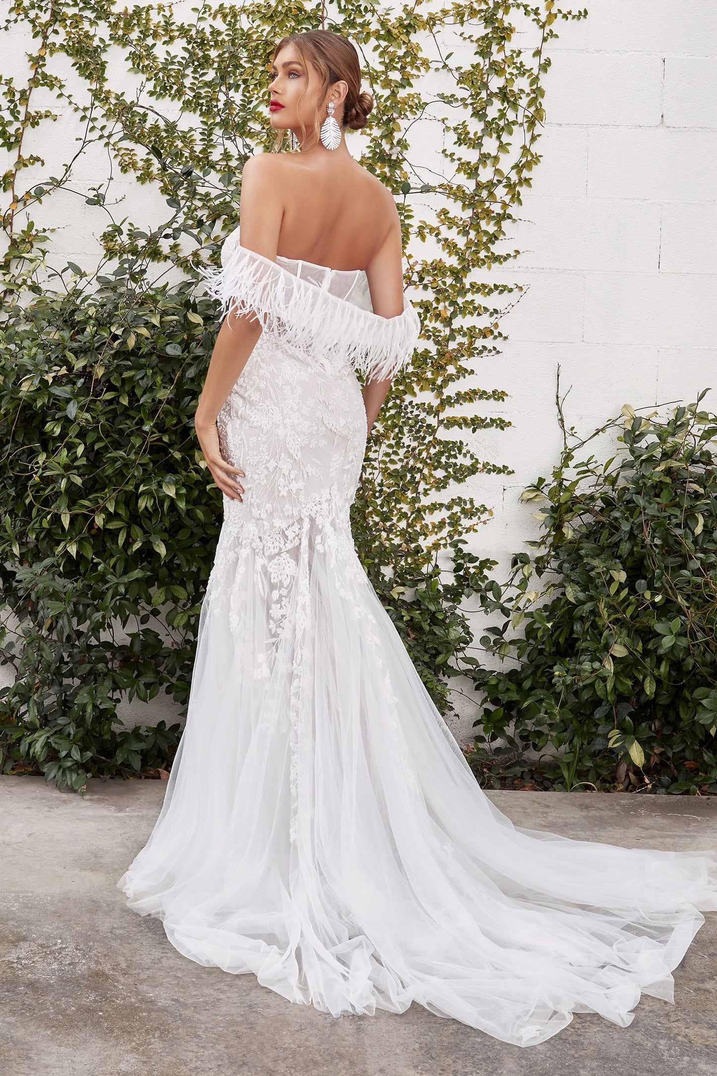 Andrea Leo - Sereia Mermaid Off the Shoulder Wedding Gown Style #A1068