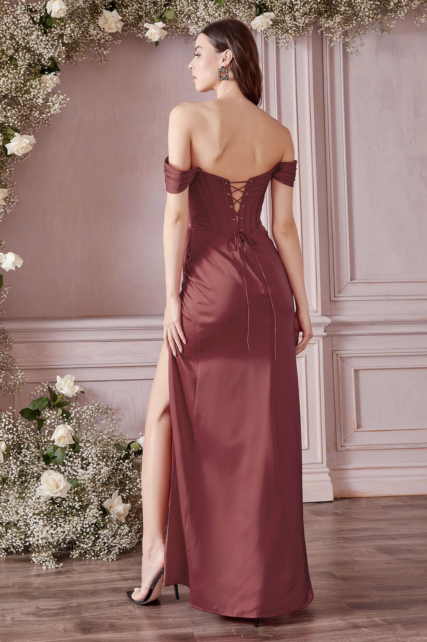 Cinderella Divine Corset Soft Satin Dress 7484