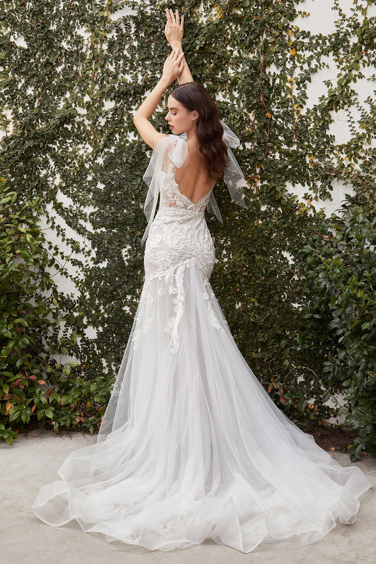 Andrea Leo - Beatrice Lace Corset Mermaid Wedding Gown Style #A1086W
