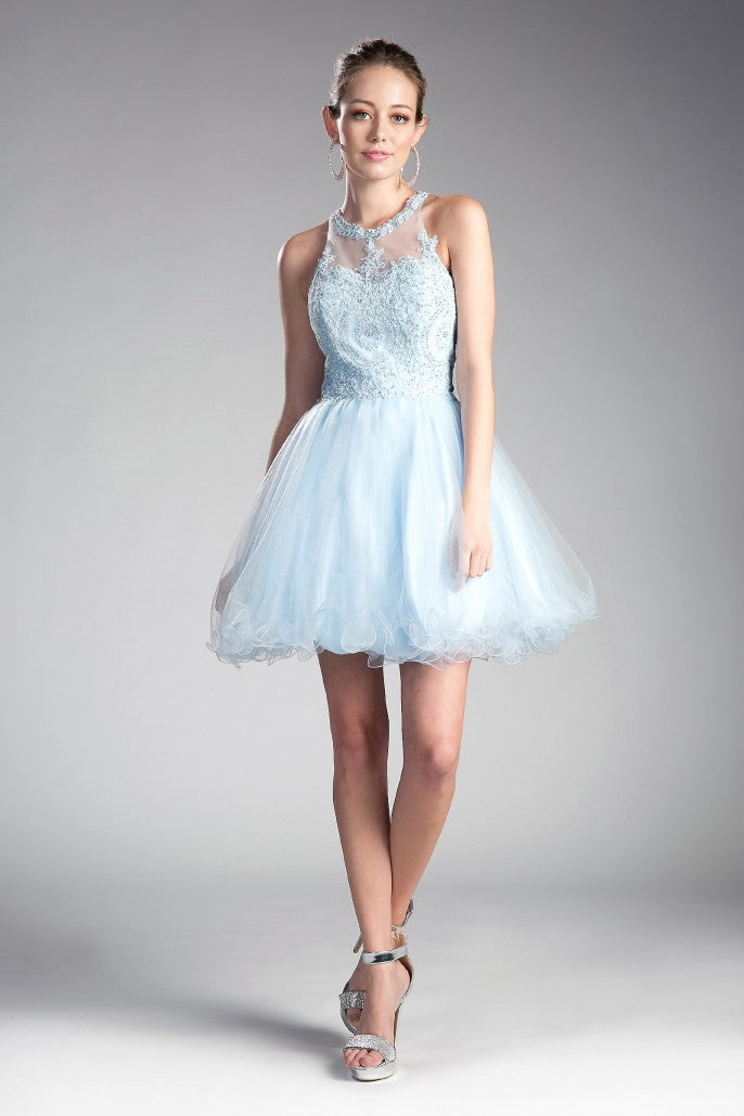 Cinderella Divine - Short Layered Cocktail Dress #UJ0119