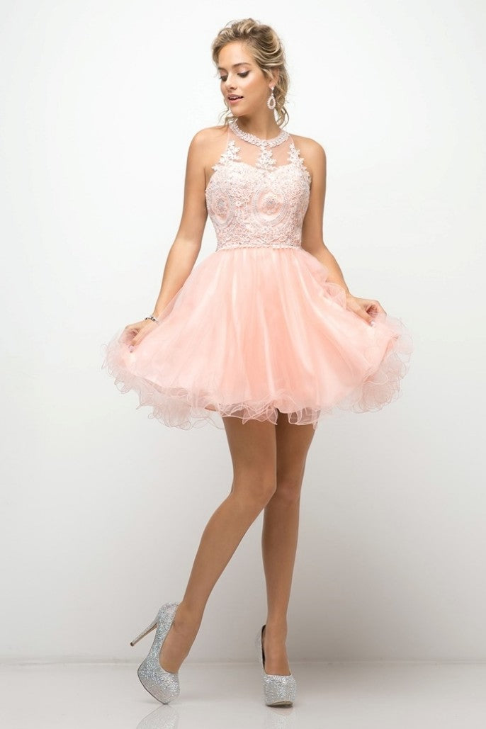 Cinderella Divine - Short Layered Cocktail Dress #UJ0119