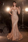 CD828
FULLY EMBELLISHED FIT & FLARE GOWN