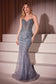 CC416
SEQUIN STRAPLESS FITTED DRESS