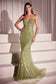 CC416
SEQUIN STRAPLESS FITTED DRESS