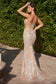 CZ0025
FULLY EMBELLISHED CRYSTAL NUDE GOWN
