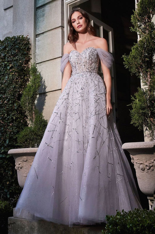 Cinderella Divine - Off The shoulder Ball Gown  Style #B713