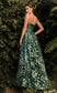 Cinderella Divine - Sequin Print Ball Gown CB073