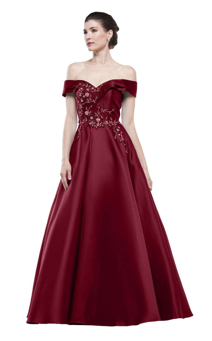 Marsoni by Colors Off-Shoulder A Sweetheart Neckline Gown MV1008