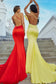 Portia & Scarlett Satin Gown  Style # PS22358