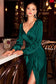 Cinderella Divine Long Sleeve Satin Dress  Style #7478