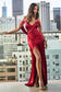 Cinderella Divine - Satin Cowl Back Wrap Dress BD109