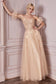 Cinderella Divine APPLIQUE STRAPLESS GOWN CD0191