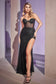 Cinderella Divine - Strapless Fitted Glitter Gown Style #CB084