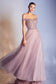 Cinderella Divine - Off the Shoulder A-Line Dress #CD0177