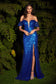 Cinderella Divine - Sequin Off the Shoulder Dress CH167