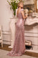 Cinderella Divine - Cap Sleeve Sequin Gown CH171
