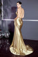 Cinderella Divine - Fitted Satin Mermaid Gown Style# CH236