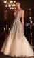 Cinderella Divine - Beaded Shimmer Ball Gown C135