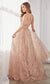 Cinderella Divine - Glitter Print Mermaid Dress CB049