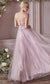 Cinderella Divine - Lace Floral A-Line Dress CD0181