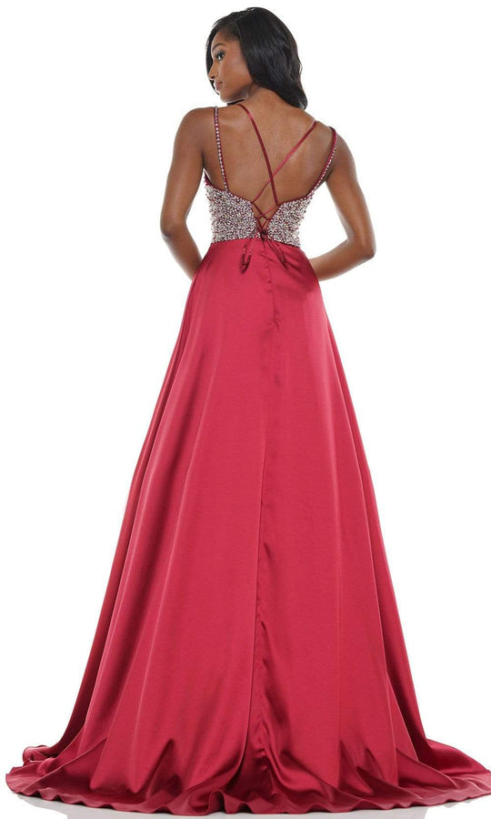 Colors Fully Beaded Romper with Satin Overskirt ultra-glamorous chic Dress 2604