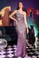 Cinderella Divine FITTED ONE SHOULDER SEQUIN GOWN CH118