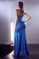Cinderella Divine FITTED SEQUIN STRAPLESS CORSET GOWN CD272