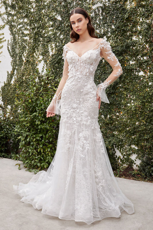 Andrea Leo - Giselle Wedding Gown with Lacework Style #A1073WC