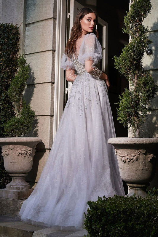 Cinderella Divine - Puff Sleeve Ball Gown  Style #B707