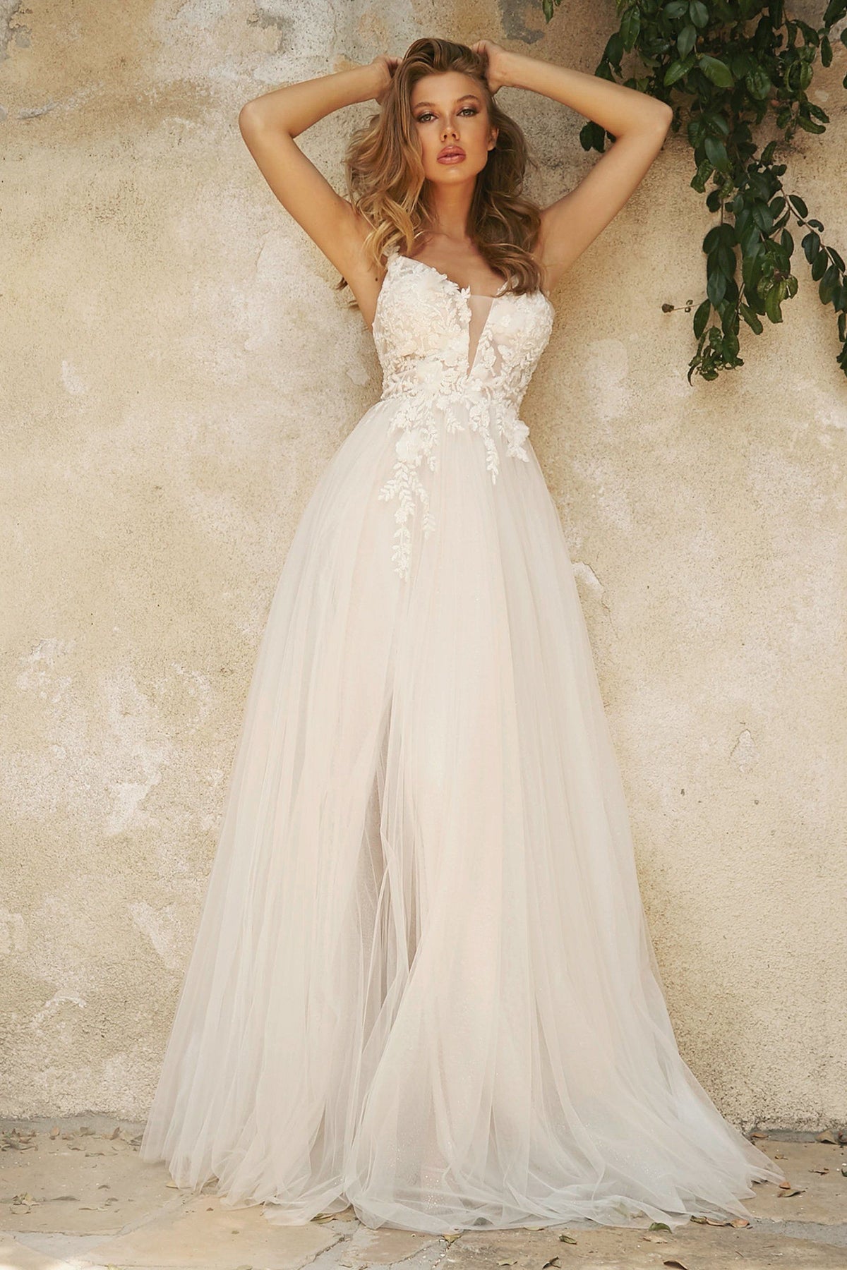 Cinderella Divine - Layered A-Line Tulle Bridal Gown CB072W